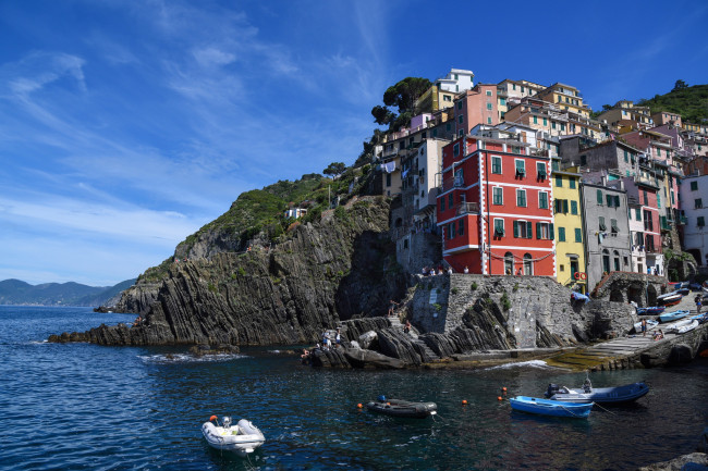 Обои картинки фото riomaggiore, города, - пейзажи, побережье