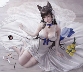 Картинка аниме azur+lane девушка красивая супер секси няша нежная классная модница лапочка мадам