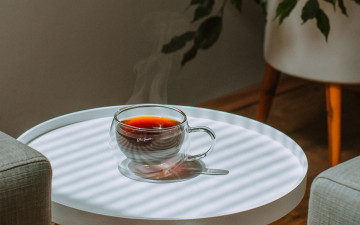 Картинка еда напитки +чай стакан чай пар