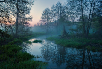 Картинка антон+садомов природа реки озера утро