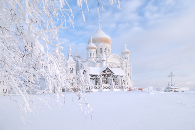 Обои картинки фото эдуард гордеев, города, - православные церкви,  монастыри, белогорский, монастырь