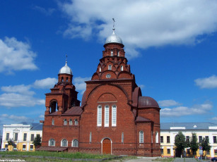 обоя владимир, церковь, троицы, города, православные, церкви, монастыри