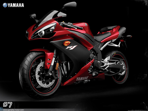 Обои картинки фото yamaha, 2007, мотоциклы