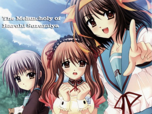 Картинка аниме the melancholy of haruhi suzumiya