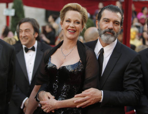 Картинка melanie griffith antonio banderas разное знаменитости актер актриса