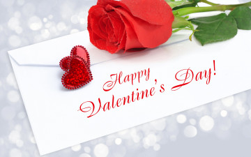 Картинка праздничные день+святого+валентина +сердечки +любовь valentines day roses letter heart роза сердце письмо