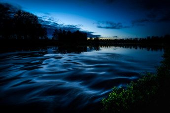 Картинка природа реки озера лес река ночь