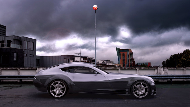 Обои картинки фото morgan evagt concept 2010, автомобили, 3д, 2010, concept, evagt, morgan