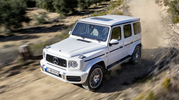 Картинка mercedes-benz+amg+g63+2019 автомобили mercedes-benz amg g63 2019 белый