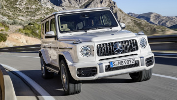 Картинка mercedes-benz+amg+g63+2019 автомобили mercedes-benz amg g63 2019 белый