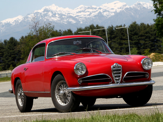 Обои картинки фото alfa-romeo 1900 super sprint-1484 1958, автомобили, alfa romeo, alfa-romeo, 1900, super, sprint-1484, 1958