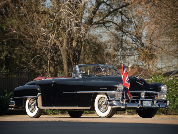 Обои картинки фото chrysler new yorker convertible 1951, автомобили, chrysler, 1951, convertible, new, yorker