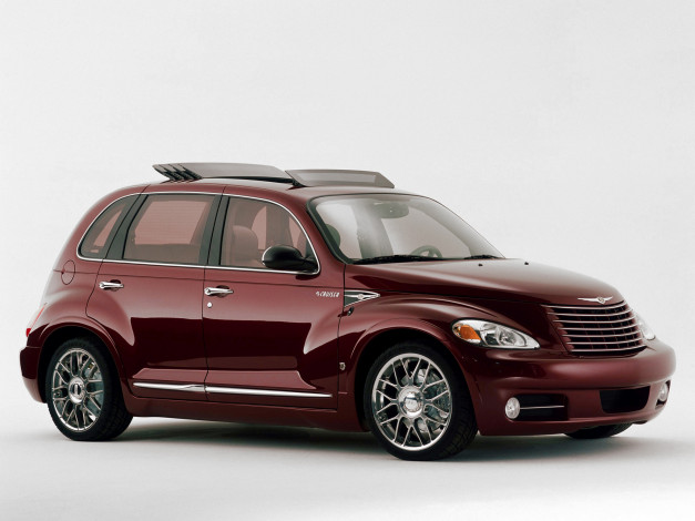 Обои картинки фото chrysler pt cruiser big sky sema 2002, автомобили, chrysler, pt, cruiser, big, sky, sema, 2002