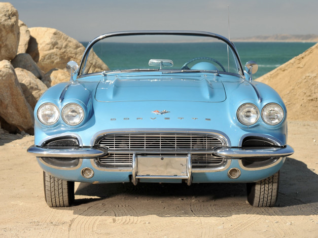 Обои картинки фото corvette c1 1961, автомобили, corvette, c1, 1961