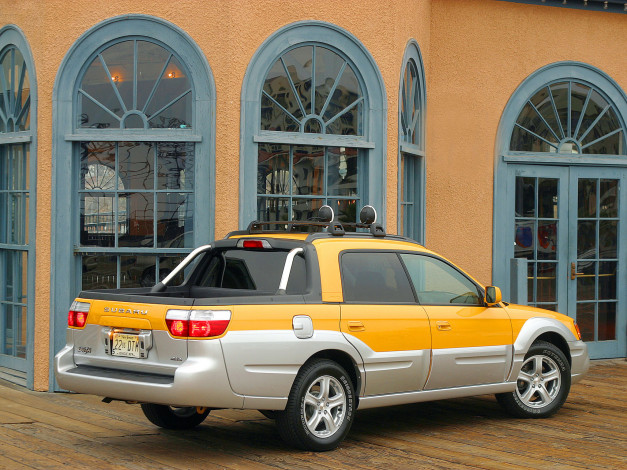 Обои картинки фото subaru baja 2002, автомобили, subaru, 2002, baja