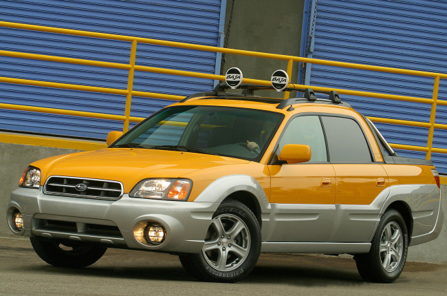 Обои картинки фото subaru baja 2002, автомобили, subaru, baja, 2002