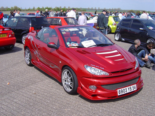 Обои картинки фото peugeot, 206, автомобили