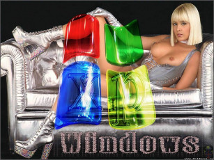 обоя компьютеры, windows, xp