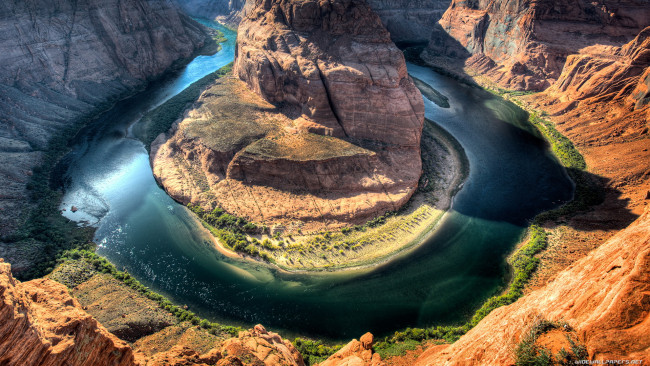 Обои картинки фото природа, реки, озера, вода, каньон