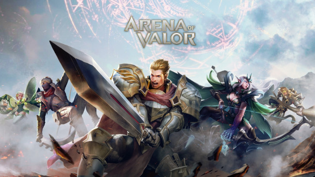 Обои картинки фото видео игры, arena of valor, онлайн, ролевая, arena, of, valor