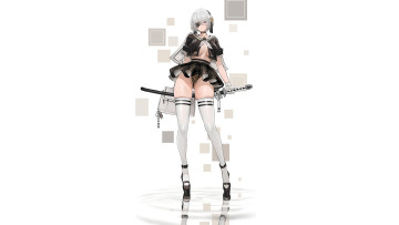 обоя видео игры, nier,  automata