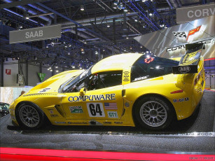 Картинка corvette c5r автомобили выставки уличные фото