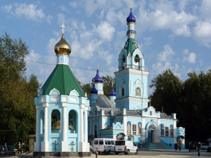 обоя ekaterinburg, russia, города, православные, церкви, монастыри