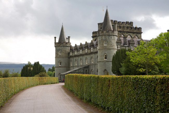 Обои картинки фото города, дворцы, замки, крепости, scotland, inveraray, castle