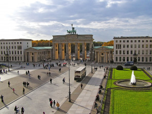 Картинка города берлин германия панорама