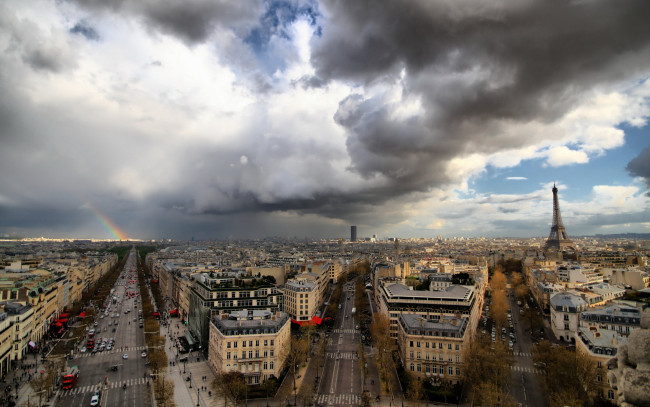 Обои картинки фото города, париж, франция, paris, город, небо