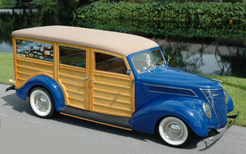 Картинка автомобили custom+classic+car woody