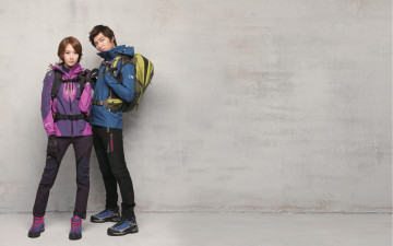 Картинка разное мужчина+женщина lee min ho yoona актер спортивная одежда рюкзак