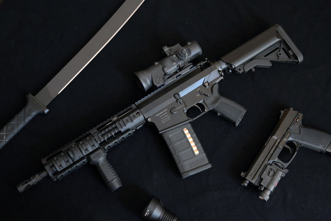 Обои картинки фото оружие, автоматы, пистолет, оа-10, dmr, автоматическая, винтовка