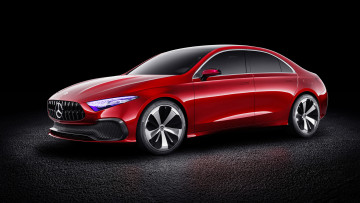 обоя mercedes-benz a sedan concept 2017, автомобили, mercedes-benz, a, sedan, concept, 2017