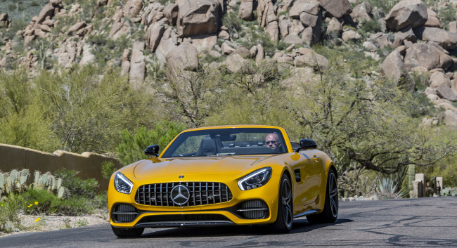 Обои картинки фото mercedes-benz amg gt roadster 2018, автомобили, mercedes-benz, gt, amg, 2018, roadster