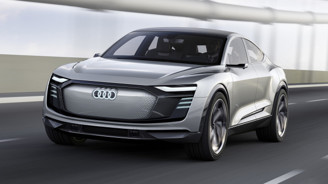 Обои картинки фото audi e- tron sportback concept 2017, автомобили, audi, e-, tron, sportback, concept, 2017