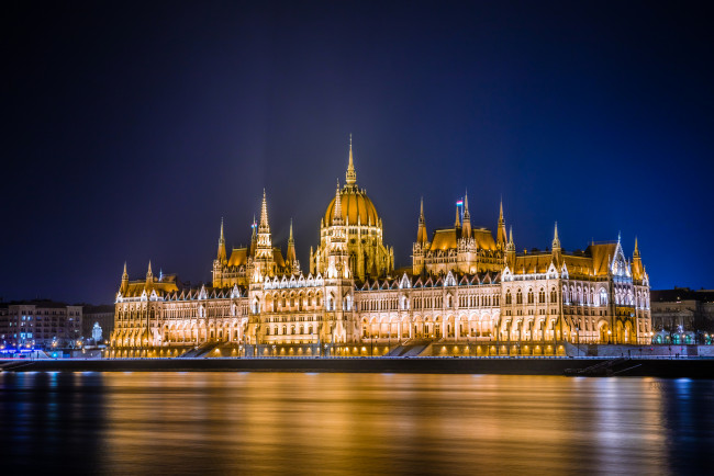Обои картинки фото budapest - hungary, города, будапешт , венгрия, парламент