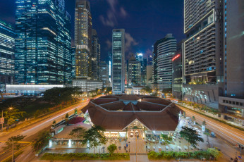 Картинка lau+pa+sat +singapore города сингапур+ сингапур простор