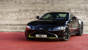 Картинка aston+martin+vantage+2019 автомобили aston+martin 2019 vantage aston martin чёрный