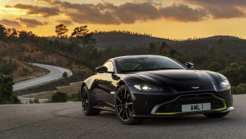 Картинка aston+martin+vantage+2019 автомобили aston+martin 2019 vantage чёрный aston martin