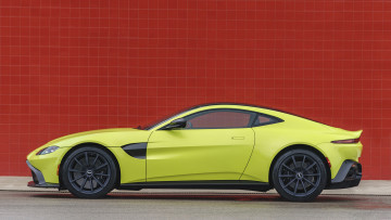 Картинка aston+martin+vantage+2019 автомобили aston+martin vantage 2019 aston martin салатовый