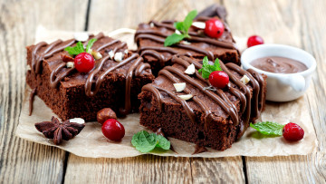 Картинка еда пирожные +кексы +печенье шоколадные