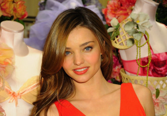 обоя девушки, miranda kerr, улыбка