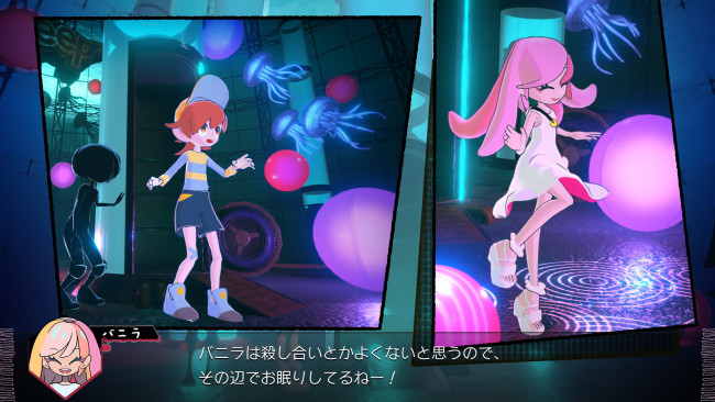 Обои картинки фото видео игры, world’s end club, девочка, мальчик, медузы, шары