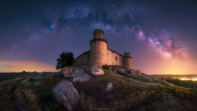 Обои картинки фото barcience castle, spain, города, замки испании, barcience, castle