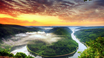 обоя saar river loop, germany, природа, реки, озера, saar, river, loop