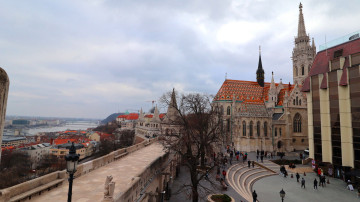 обоя города, будапешт , венгрия, панорама