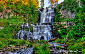 Картинка водопад природа водопады скалы пейзаж