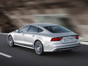 Картинка автомобили audi a7 sportback 3-0 tdi quattro 2014г светлый