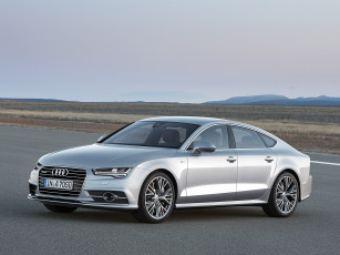 Картинка автомобили audi a7 sportback 3-0 tdi quattro 2014г светлый